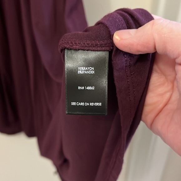 Torrid burgundy mini super soft trapeze dress size 3X - Picture 4 of 7